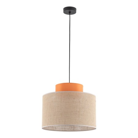 Lampa wisząca TK-Lighting DUO TKL3227 kolor - czarny - juta styl Nowoczesny  Boho