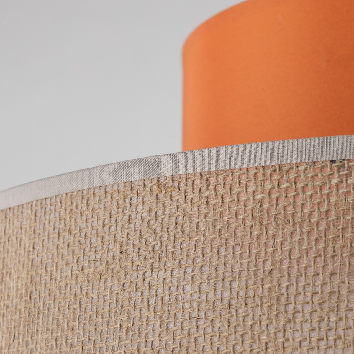 Lampa wisząca TK-Lighting DUO TKL3227 kolor - czarny - juta styl Nowoczesny  Boho