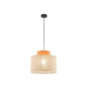 Lampa wisząca TK-Lighting DUO TKL3227 kolor - czarny - juta styl Nowoczesny  Boho