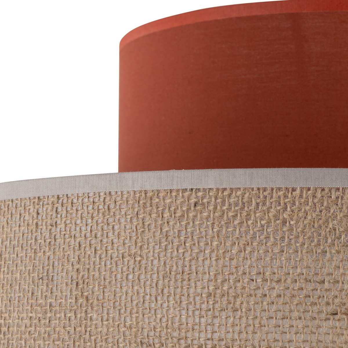 Lampa wisząca TK-Lighting DUO TKL3139  Lampa sufitowa kolor - czarny - juta styl Nowoczesny  Boho