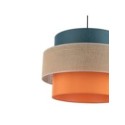 Lampa wisząca TK-Lighting TRIO TKL2758  Lampa sufitowa kolor - czarny - multikolor styl Nowoczesny  Boho