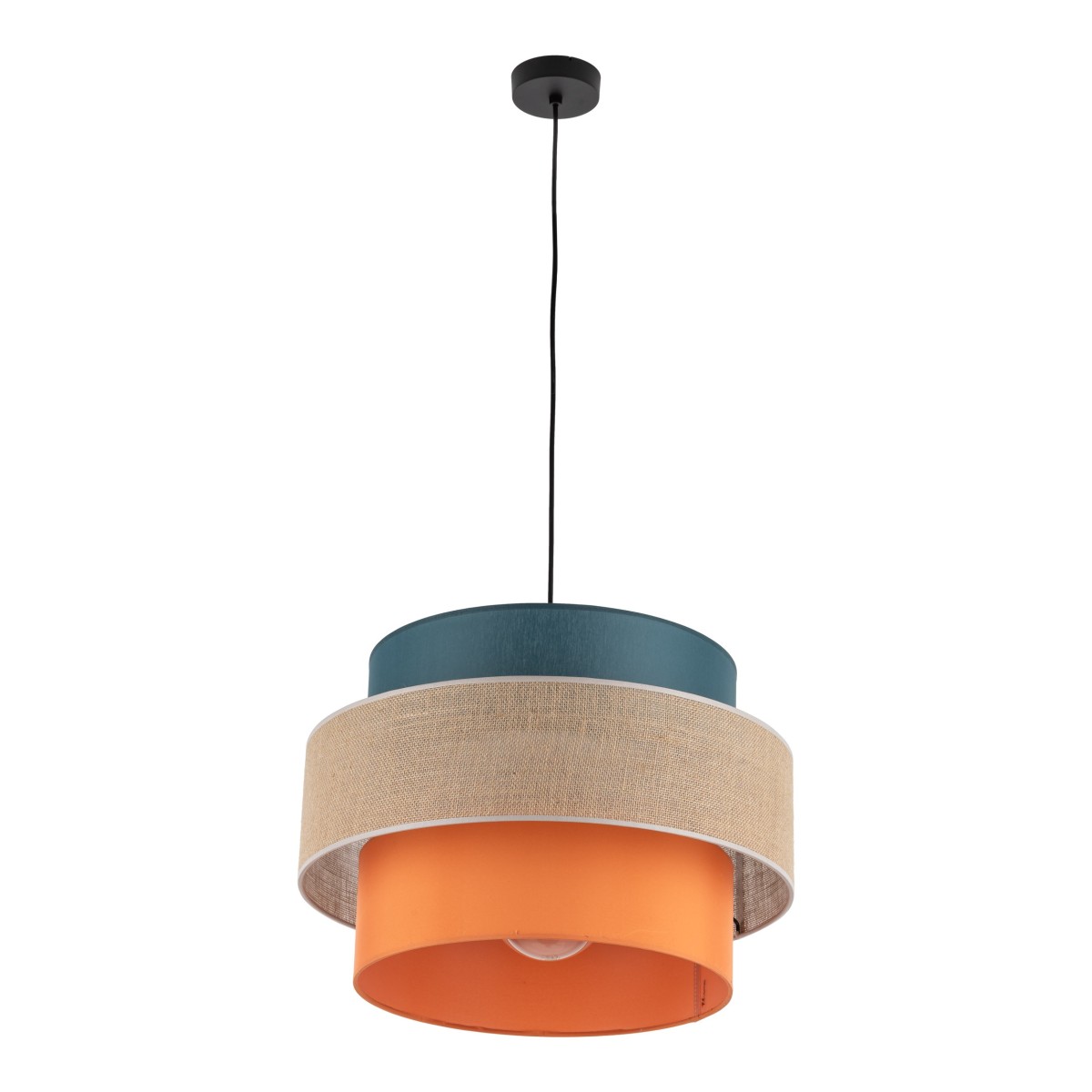 Lampa wisząca TK-Lighting TRIO TKL2758  Lampa sufitowa kolor - czarny - multikolor styl Nowoczesny  Boho