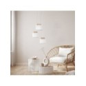 Lampa wisząca TK-Lighting DUO TKL2594  Lampa sufitowa kolor - biały - juta styl Nowoczesny  Boho