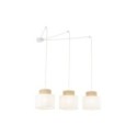Lampa wisząca TK-Lighting DUO TKL2345 kolor - biały - juta styl Nowoczesny  Loftowy