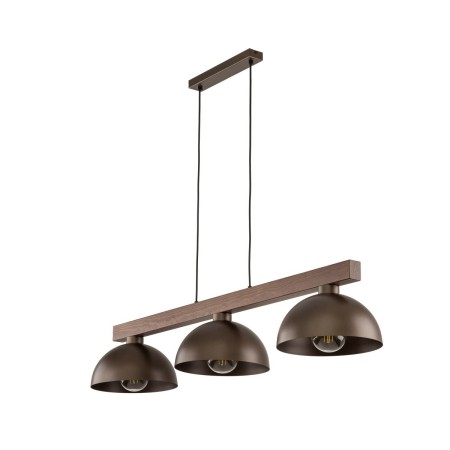 Lampa wisząca TK-Lighting OSLO TKL6299  Lampa sufitowa kolor - brązowy - orzech styl Nowoczesny  Loftowy