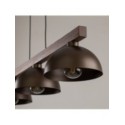 Lampa wisząca TK-Lighting OSLO TKL6299  Lampa sufitowa kolor - brązowy - orzech styl Nowoczesny  Loftowy