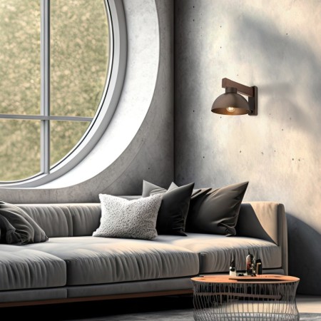 Kinkiet TK-Lighting OSLO TKL6279  Lampa ścienna kolor - brązowy - orzech styl Loftowy  Rustykalny