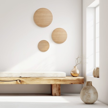 Kinkiet TK-Lighting LUNA TKL5449  Lampa ścienna kolor - dąb - czarny styl Nowoczesny  Boho