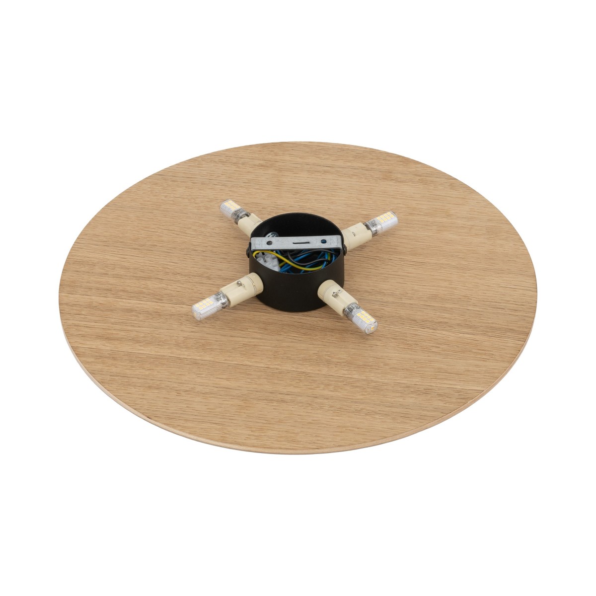 Kinkiet TK-Lighting LUNA TKL5449  Lampa ścienna kolor - dąb - czarny styl Nowoczesny  Boho