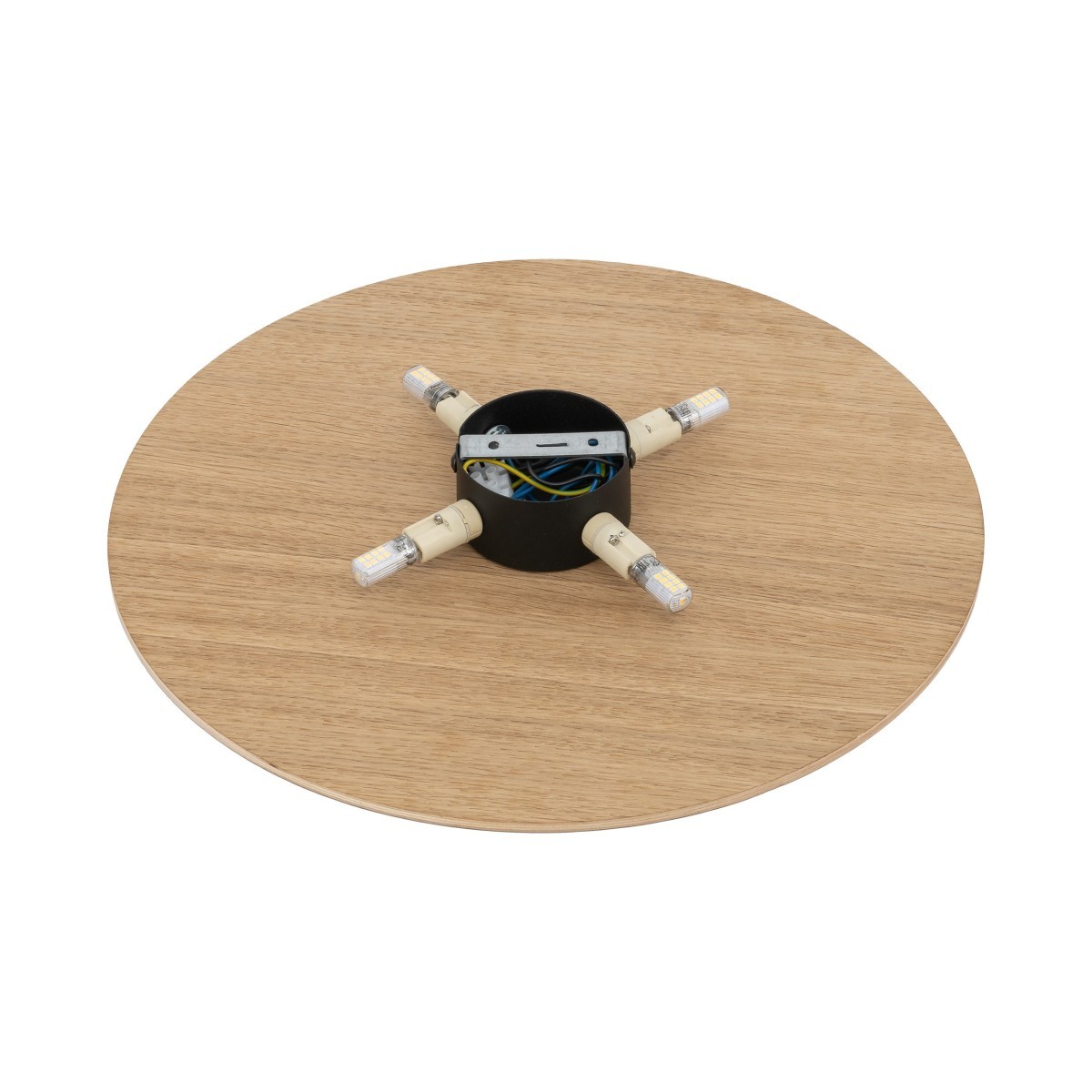 Kinkiet TK-Lighting LUNA TKL5449  Lampa ścienna kolor - dąb - czarny styl Nowoczesny  Boho