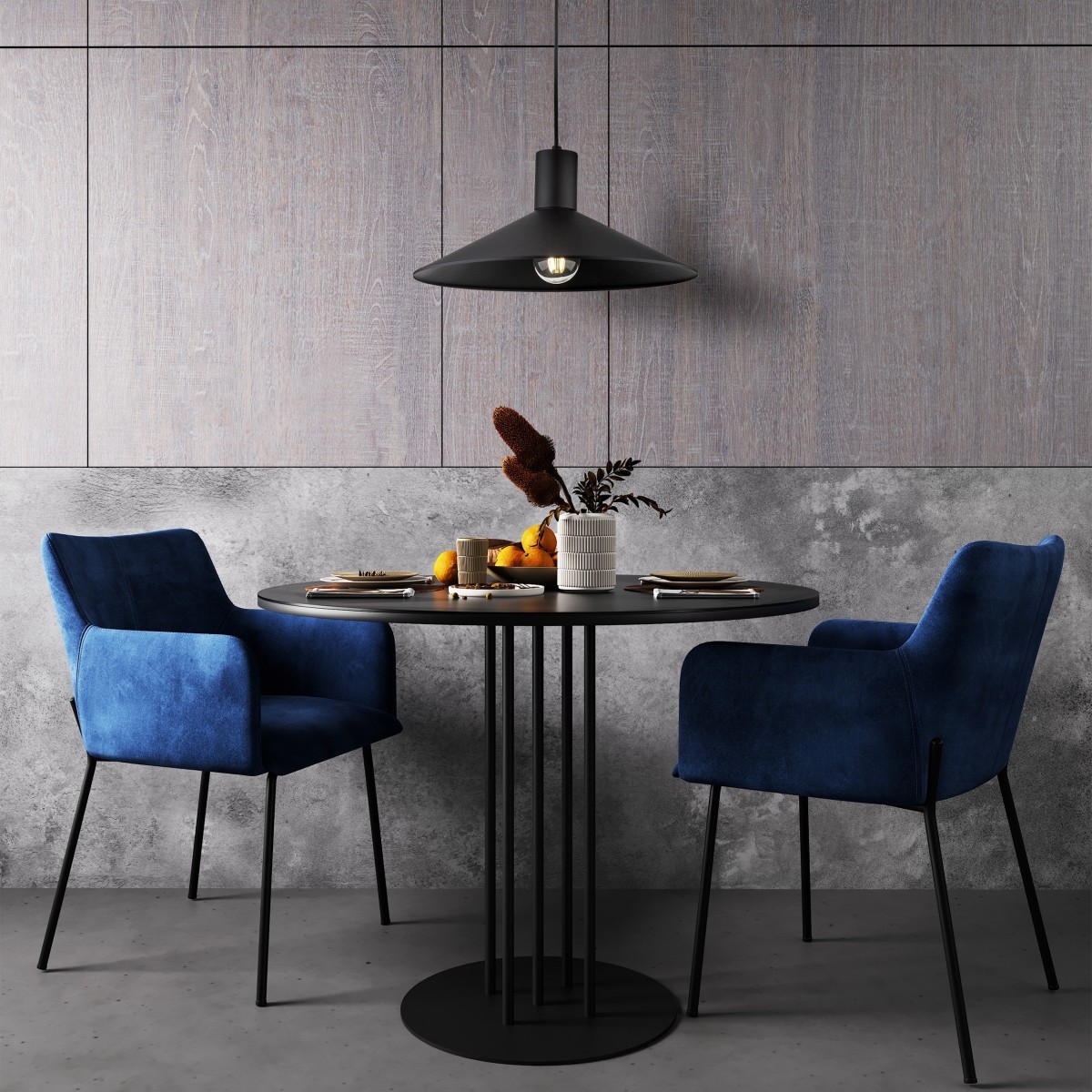 Lampa wisząca TK-Lighting JUMP TKL1831  Lampa sufitowa kolor - czarny styl Nowoczesny  Loftowy