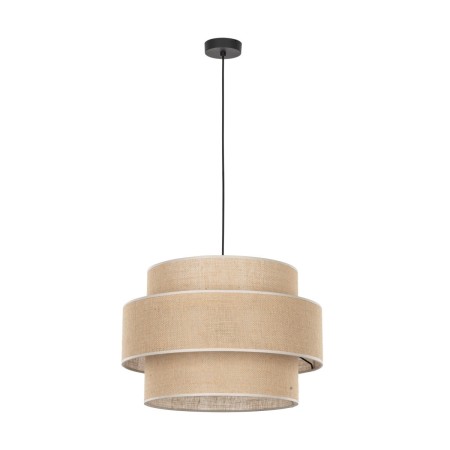 Lampa wisząca TK-Lighting CALISTO TKL5419 kolor - czarny - juta styl Nowoczesny  Boho