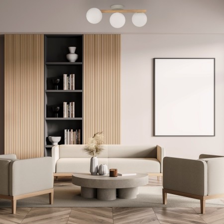Lampa sufitowa TK-Lighting ESTERA TKL5768  Lampa ścienna kolor - biały - sosna styl Nowoczesny  Skandynawski