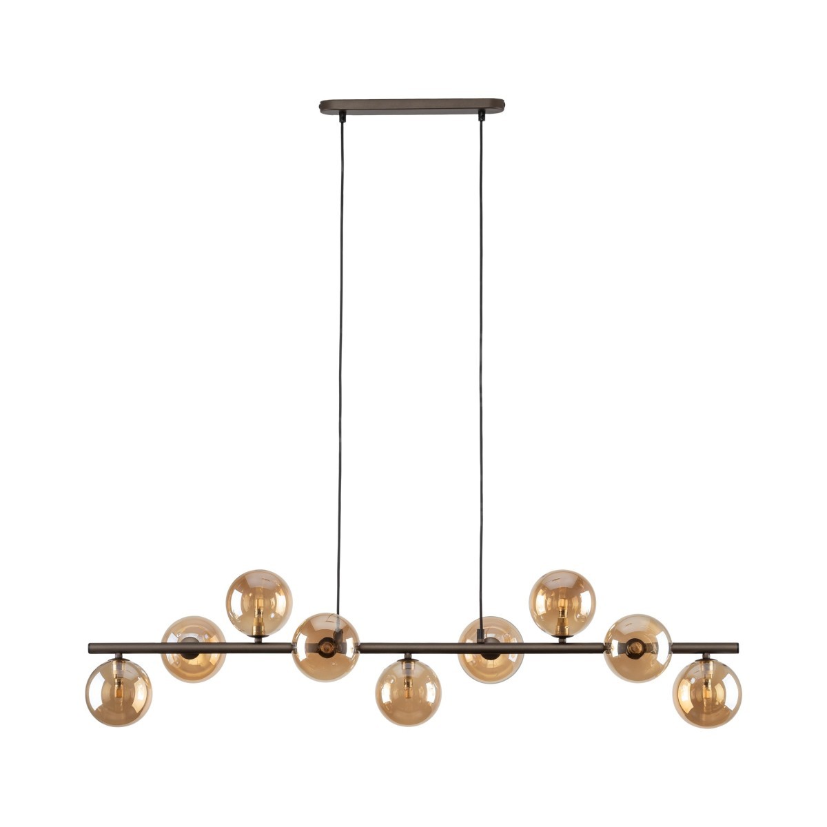 Lampa wisząca TK-Lighting ESTERA TKL4340  Lampa sufitowa kolor - brązowy - bursztynowy styl Nowoczesny  Glamour