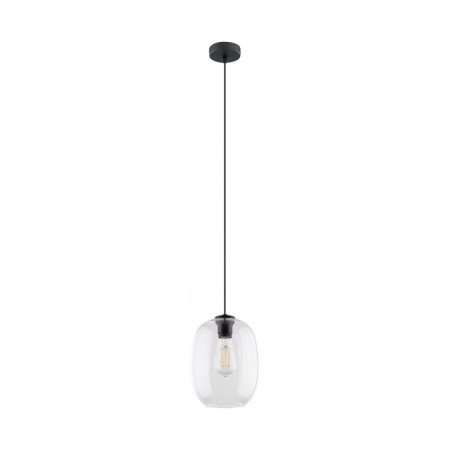 Lampa wisząca TK-Lighting ELIO TKL4339 kolor - czarny - transparentny styl Nowoczesny  Loftowy