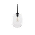 Lampa wisząca TK-Lighting ELIO TKL4339 kolor - czarny - transparentny styl Nowoczesny  Loftowy