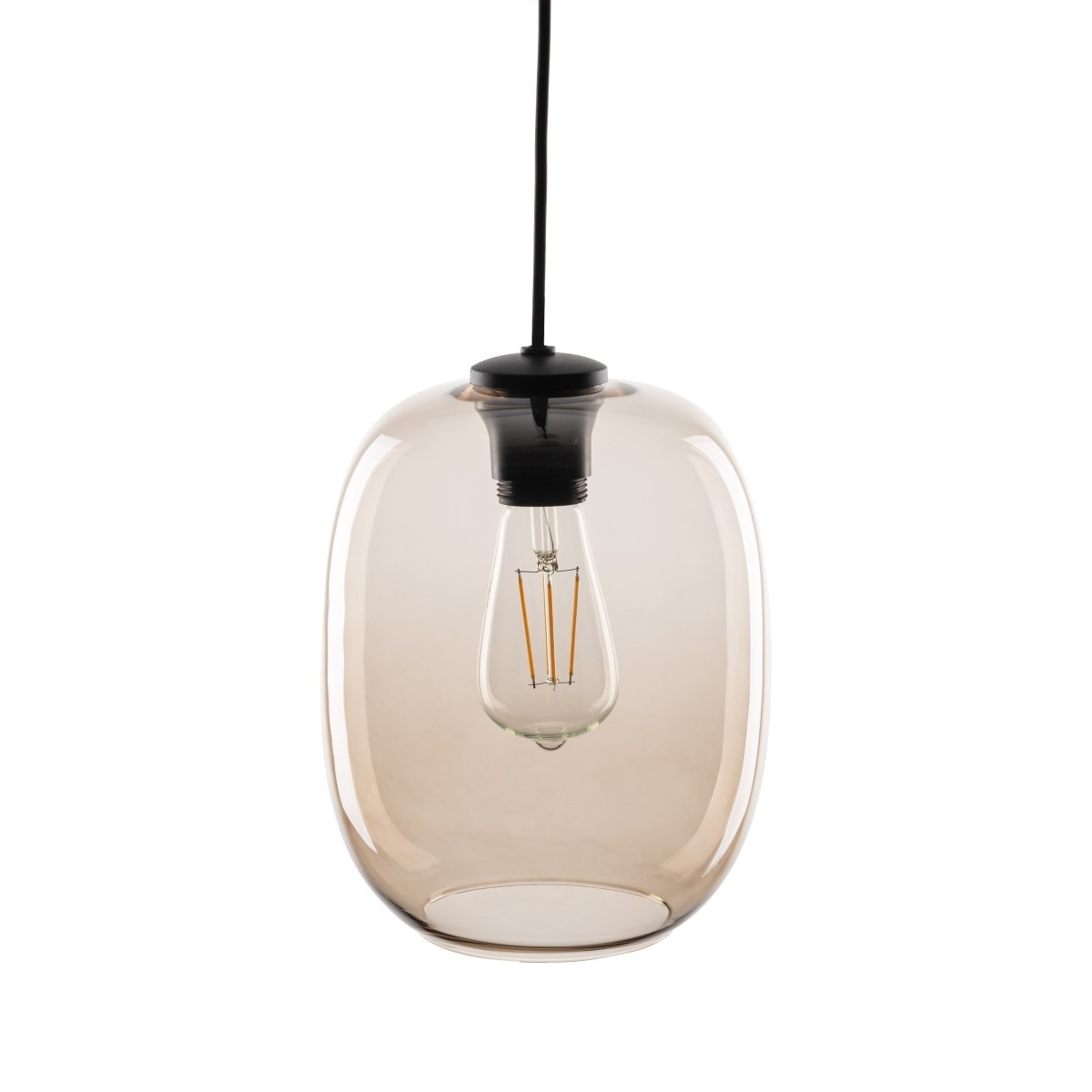 Lampa wisząca TK-Lighting ELIO TKL4338 kolor - czarny - topaz styl Nowoczesny  Loftowy