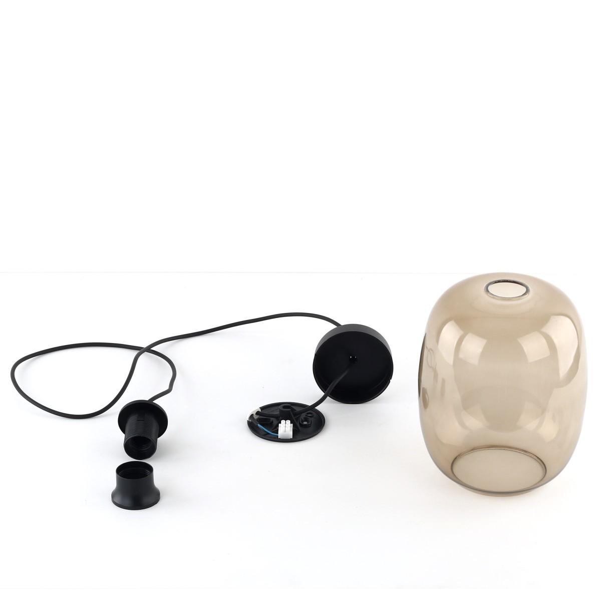 Lampa wisząca TK-Lighting ELIO TKL4338 kolor - czarny - topaz styl Nowoczesny  Loftowy