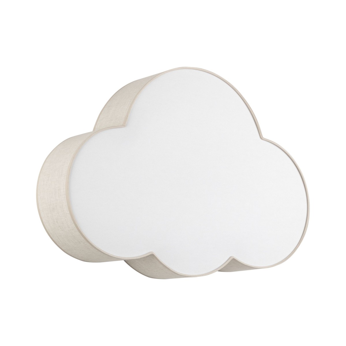Lampa sufitowa TK-Lighting CLOUD TKL4336 kolor - biały - len styl Nowoczesny  Skandynawski