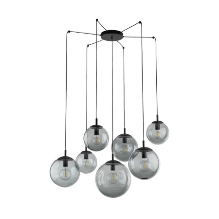 Lampa wisząca TK-Lighting ESME TKL5385  Lampa sufitowa kolor - czarny - grafitowy styl Nowoczesny  Glamour