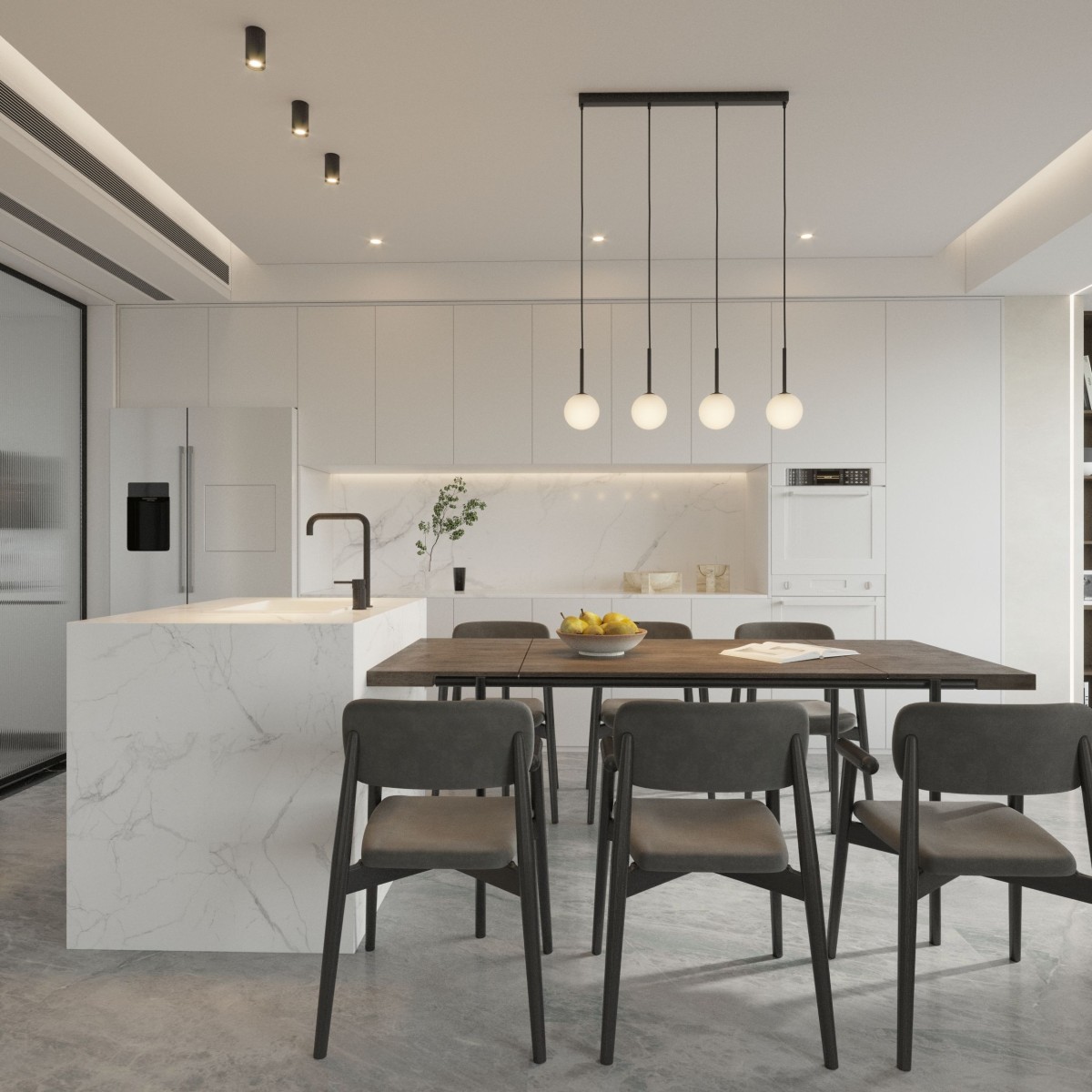 Lampa wisząca TK-Lighting MARTIN TKL4503  Lampa sufitowa kolor - czarny - biały styl Nowoczesny  Loftowy