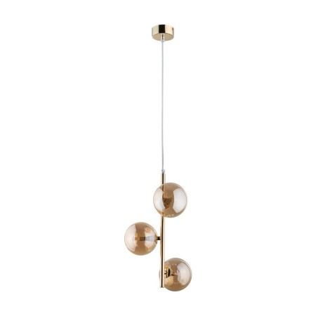Lampa wisząca TK-Lighting ESTERA TKL4838  Lampa sufitowa kolor - złoty - bursztynowy styl Nowoczesny  Glamour