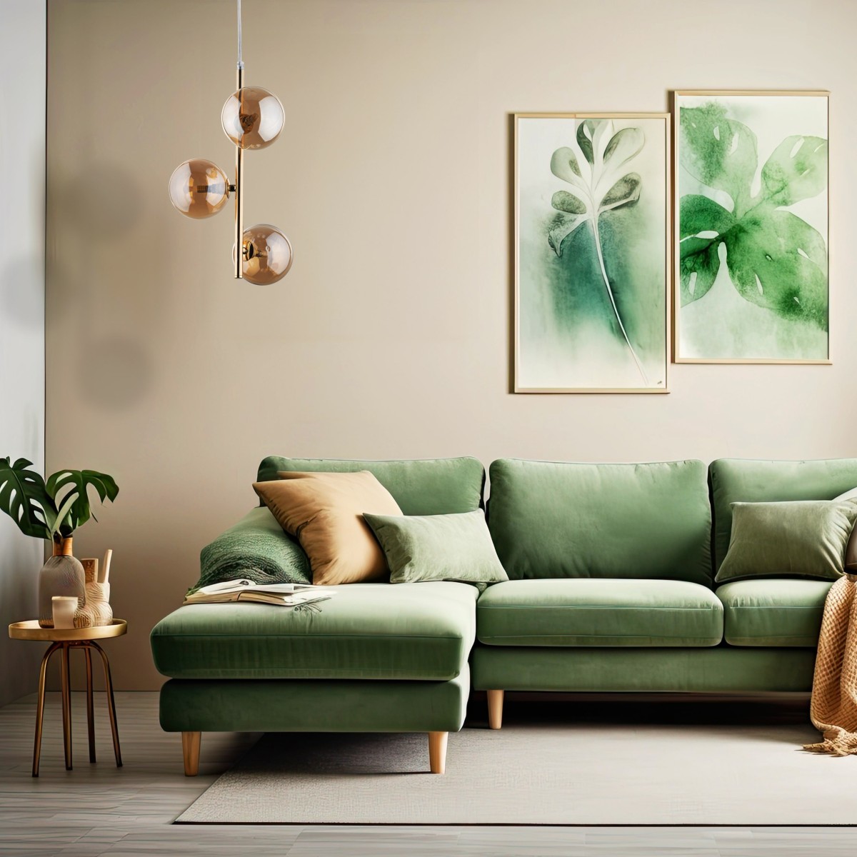 Lampa wisząca TK-Lighting ESTERA TKL4838  Lampa sufitowa kolor - złoty - bursztynowy styl Nowoczesny  Glamour