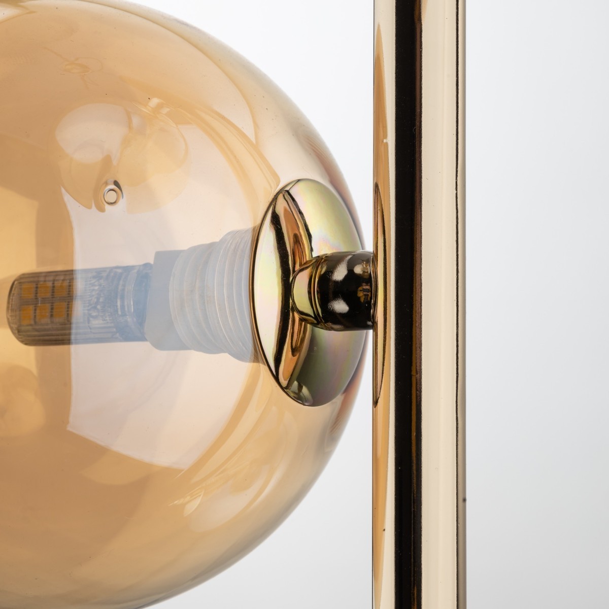 Lampa wisząca TK-Lighting ESTERA TKL4838  Lampa sufitowa kolor - złoty - bursztynowy styl Nowoczesny  Glamour