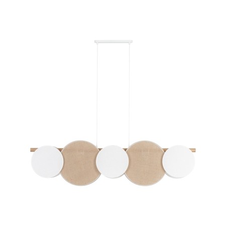 Lampa wisząca TK-Lighting PULSE TKL4815  Lampa sufitowa kolor - biały - sosna styl Nowoczesny  Boho