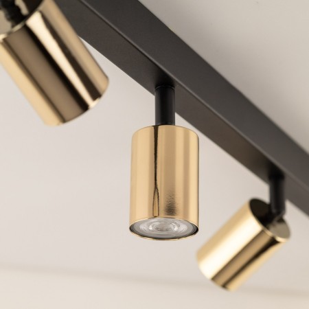Lampa sufitowa TK-Lighting TOP TKL5970  Lampa ścienna kolor - złoty - czarny styl Nowoczesny  Loftowy