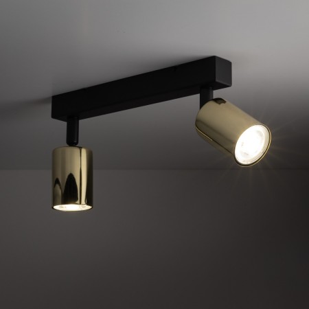 Lampa sufitowa TK-Lighting TOP TKL5967  Lampa ścienna kolor - złoty - czarny styl Nowoczesny  Loftowy