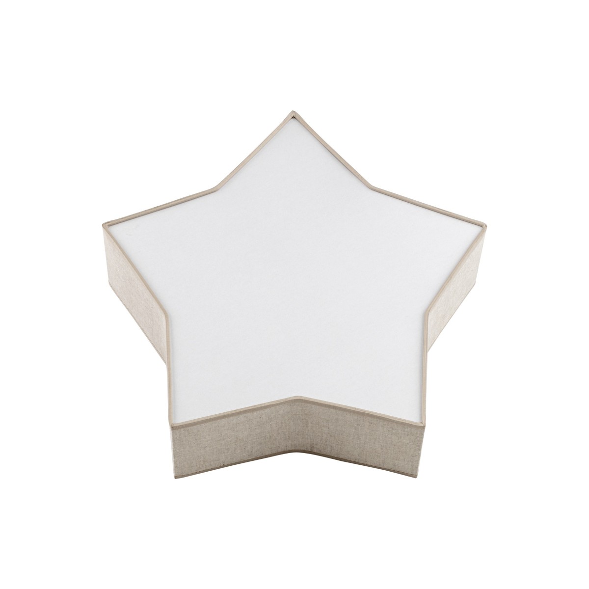 Lampa sufitowa TK-Lighting STAR TKL5958  Lampa ścienna kolor - biały - len styl Nowoczesny  Boho