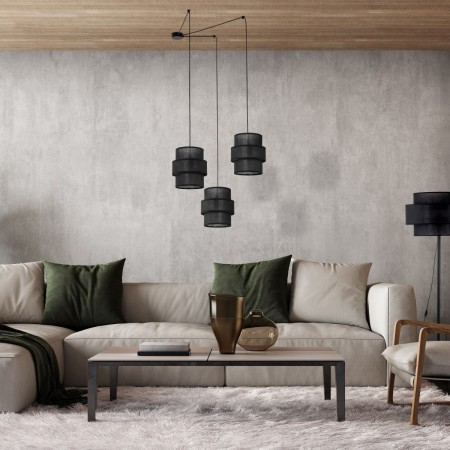 Lampa wisząca TK-Lighting CALISTO TKL5976 kolor - czarny styl Nowoczesny  Loftowy