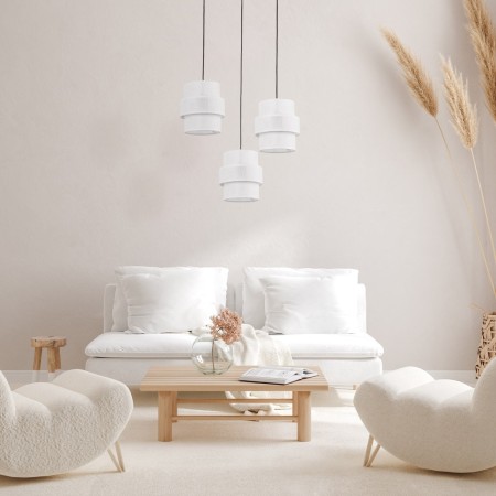 Lampa wisząca TK-Lighting CALISTO TKL5975 kolor - czarny - biały styl Nowoczesny  Loftowy
