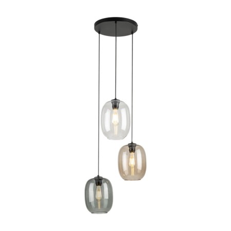 Lampa wisząca TK-Lighting ELIO TKL5973  Lampa sufitowa kolor - czarny - transparentny styl Nowoczesny  Skandynawski