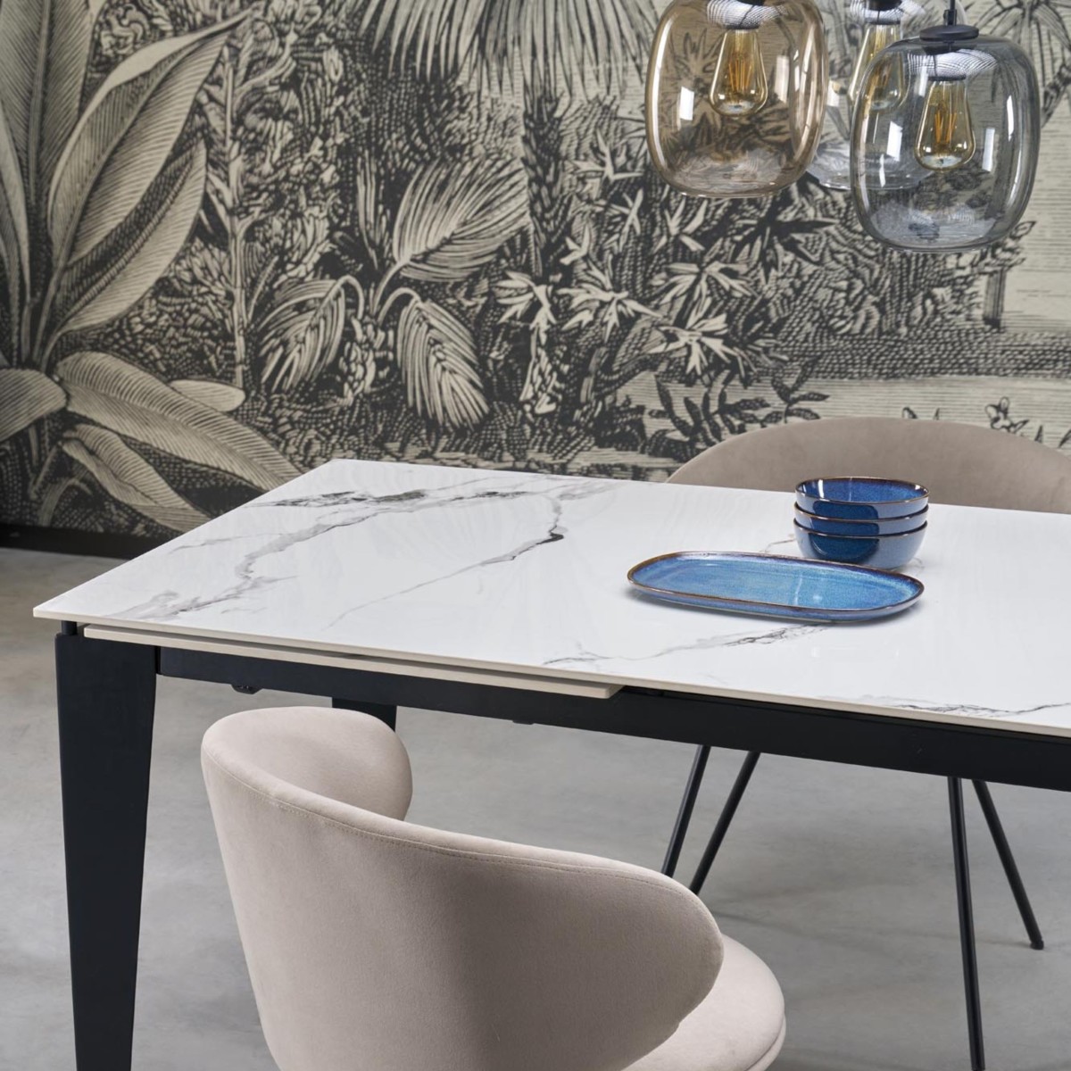 Lampa wisząca TK-Lighting ELIO TKL5973  Lampa sufitowa kolor - czarny - transparentny styl Nowoczesny  Skandynawski