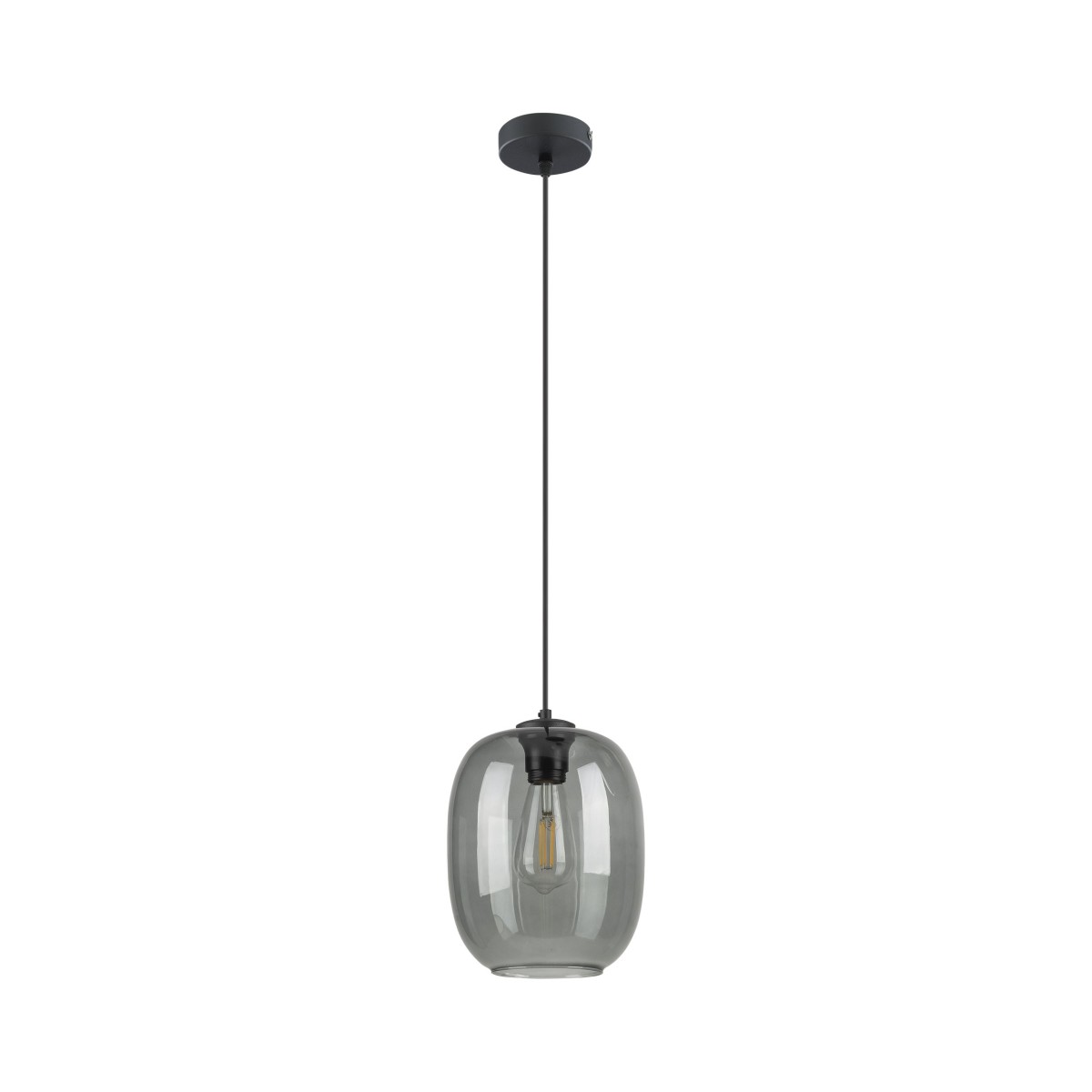 Lampa wisząca TK-Lighting ELIO TKL5971  Lampa sufitowa kolor - czarny - grafitowy styl Nowoczesny  Loftowy