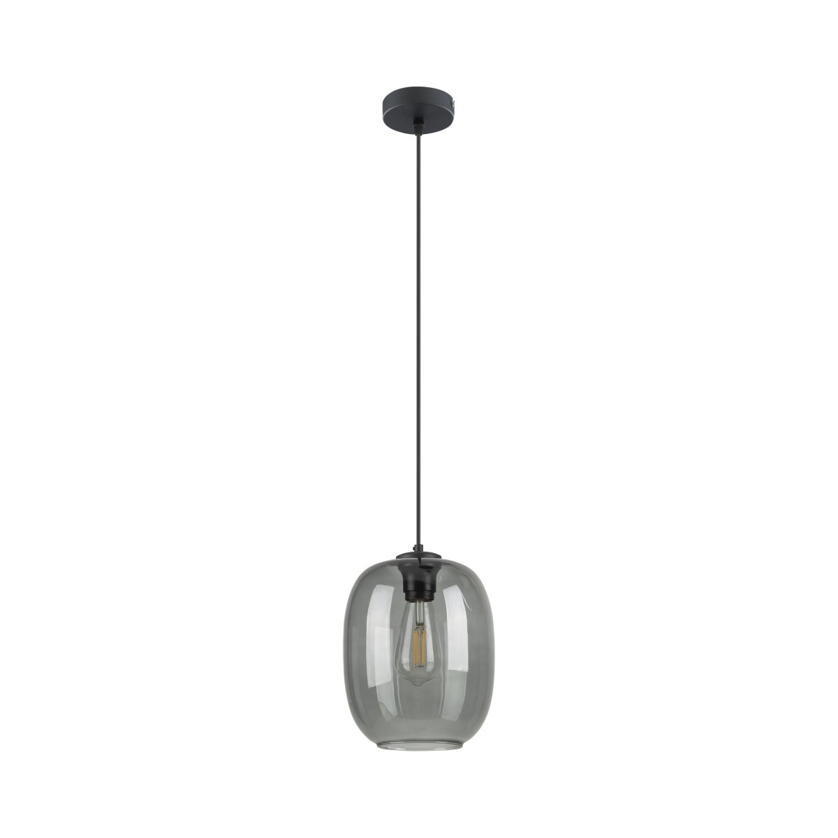Lampa wisząca TK-Lighting ELIO TKL5971  Lampa sufitowa kolor - czarny - grafitowy styl Nowoczesny  Loftowy