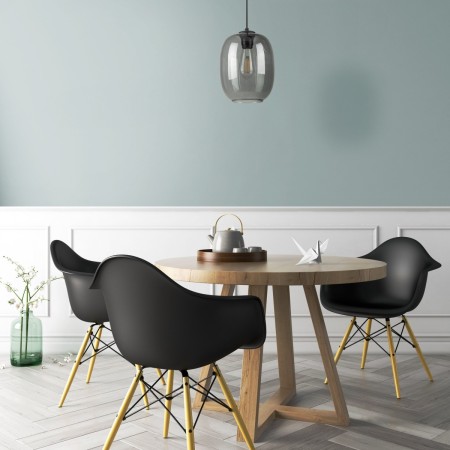 Lampa wisząca TK-Lighting ELIO TKL5971  Lampa sufitowa kolor - czarny - grafitowy styl Nowoczesny  Loftowy