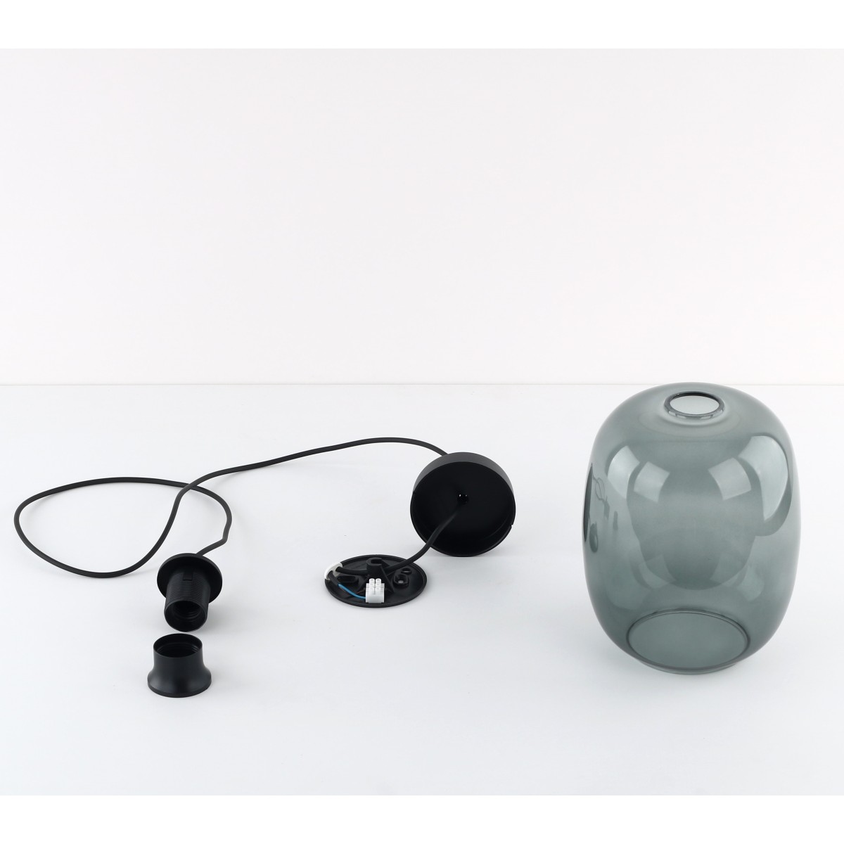 Lampa wisząca TK-Lighting ELIO TKL5971  Lampa sufitowa kolor - czarny - grafitowy styl Nowoczesny  Loftowy