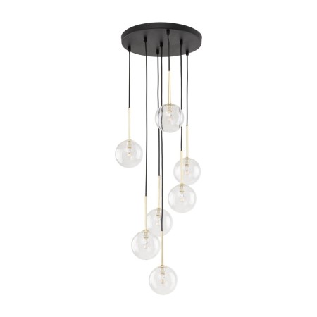 Lampa wisząca TK-Lighting NILOS TKL5362  Lampa sufitowa kolor - złoty - czarny styl Nowoczesny  Glamour