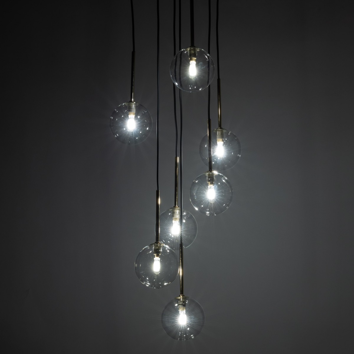 Lampa wisząca TK-Lighting NILOS TKL5362  Lampa sufitowa kolor - złoty - czarny styl Nowoczesny  Glamour