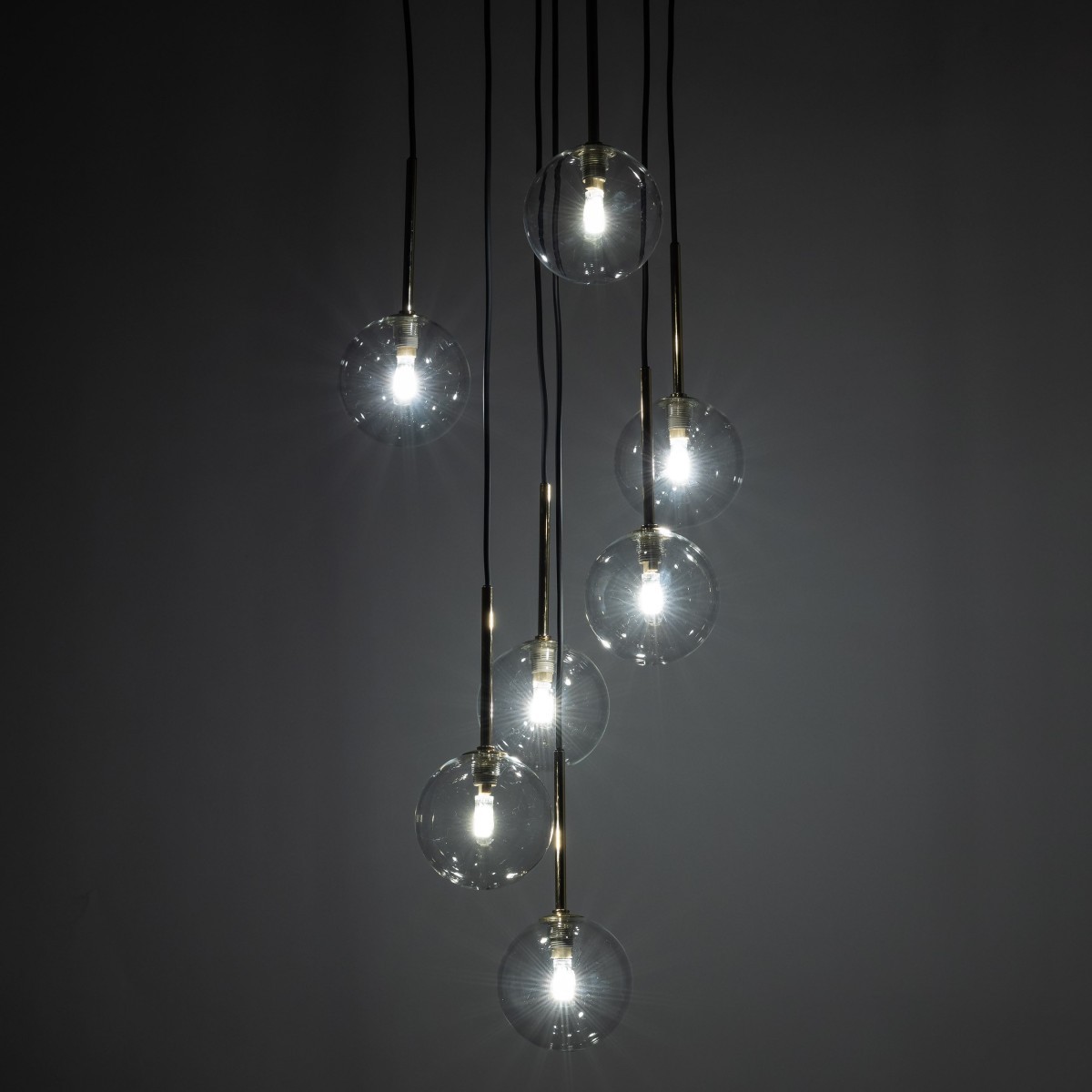 Lampa wisząca TK-Lighting NILOS TKL5362  Lampa sufitowa kolor - złoty - czarny styl Nowoczesny  Glamour