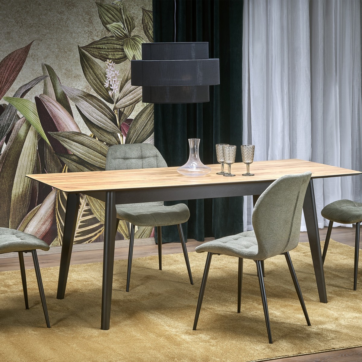 Lampa wisząca TK-Lighting CALISTO TKL5099 kolor - czarny styl Nowoczesny  Loftowy