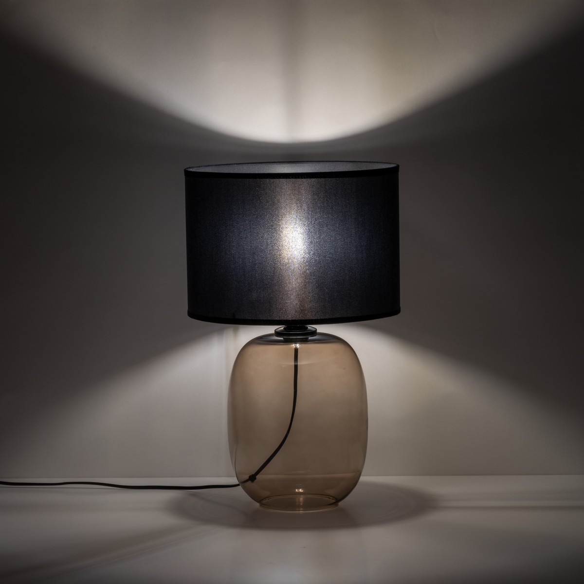 Lampka nocna TK-Lighting MELODY TKL5988 kolor - topaz - czarny styl Nowoczesny  Glamour