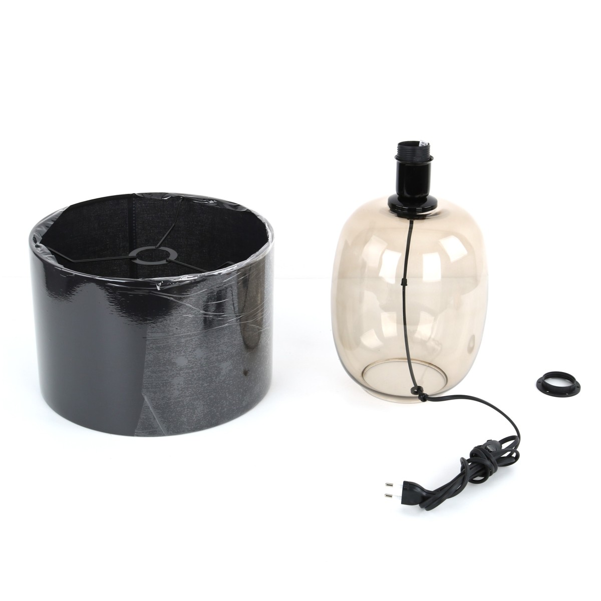 Lampka nocna TK-Lighting MELODY TKL5988 kolor - topaz - czarny styl Nowoczesny  Glamour