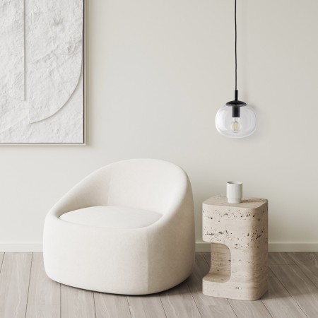 Lampa wisząca TK-Lighting VIBE TKL5823  Lampa sufitowa kolor - czarny - transparentny styl Loftowy  Klasyczny