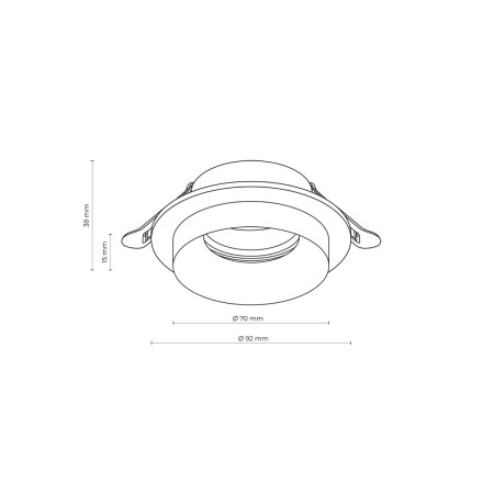 Lampa sufitowa TK-Lighting JET TKL6921 kolor - biały styl Nowoczesny  Loftowy
