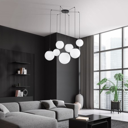 Lampa wisząca TK-Lighting ESME TKL4794  Lampa sufitowa kolor - czarny - biały styl Nowoczesny  Glamour