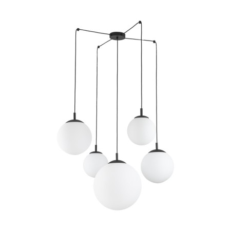 Lampa wisząca TK-Lighting ESME TKL4791  Lampa sufitowa kolor - czarny - biały styl Nowoczesny  Glamour